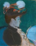 Louis Anquetin Louis Anquetin, Reading women Germany oil painting artist